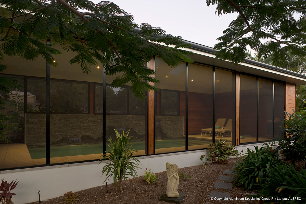 Patio Security Blinds.